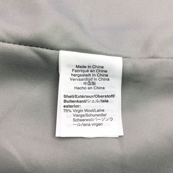 J. Crew Collection Womens Long Wool Cashmere Coat sz 4 Gray Open Front J6145 - Picture 13 of 14